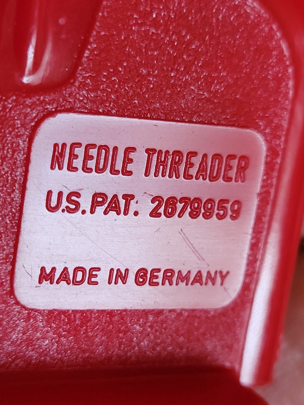 Vintage Witch Needle Threader Made in Western Germany ~ 1950s (?) ~ Sewing - Picture 4 of 12